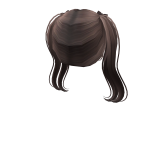 'free :Dust Brown: Pigtails w hair bows