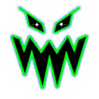 Scary Green Glowing Face Roblox decal