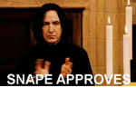 Snape approves