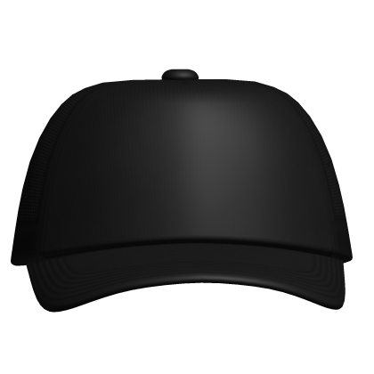 Black Trucker cap Roblox item