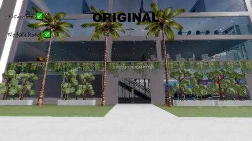 Modern Hotel With Elevators