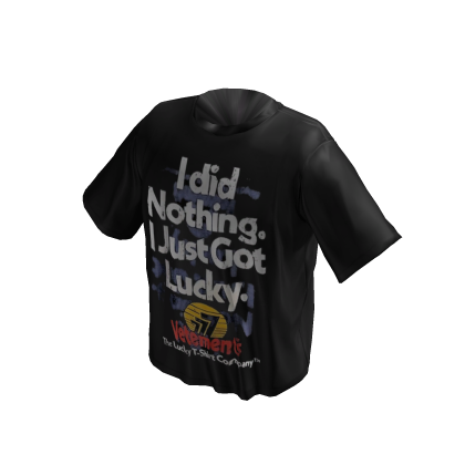 Stylist Vetements Lucky Shirt