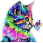 Griffin and cats group