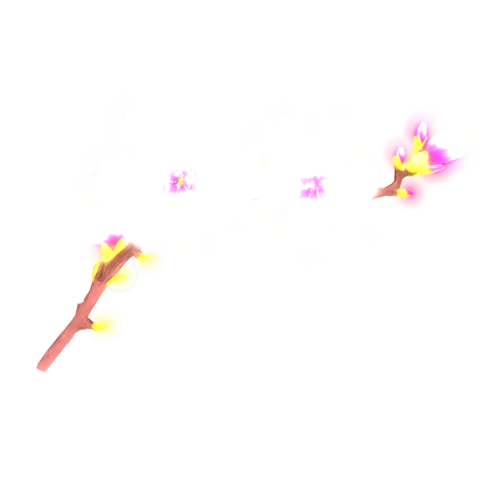 Cherry Blossom Sakura (Glowing Emissive)