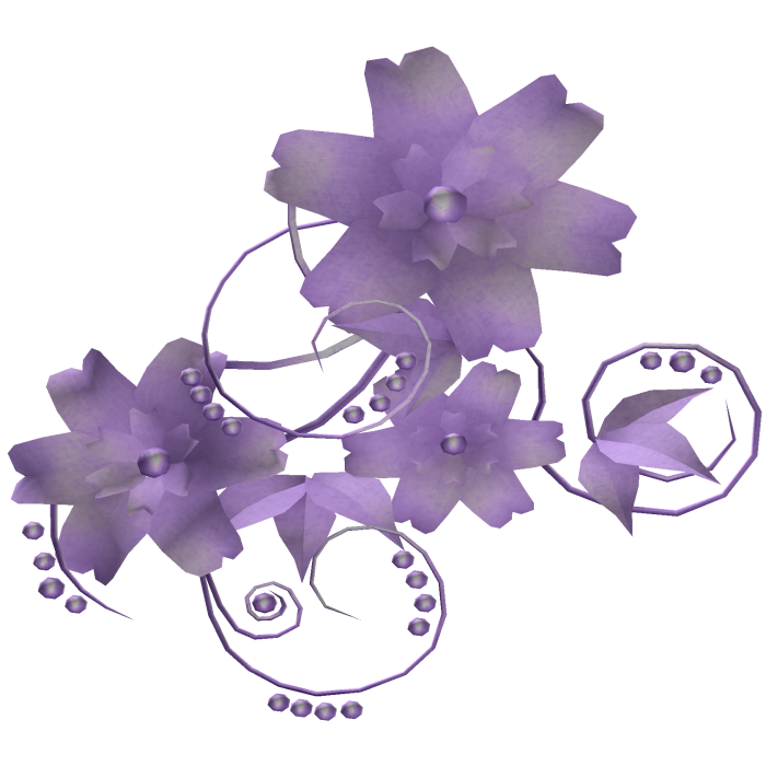Pastel Purple Flower Aura 
