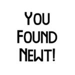 You Found Newt! Roblox badge thumbnail