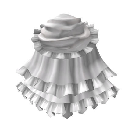 Rococo Back Bustle White Roblox item