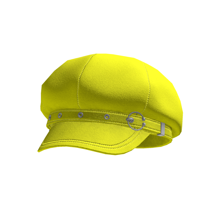Goth Style Yellow Hat