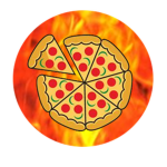 Flaming pizzeria