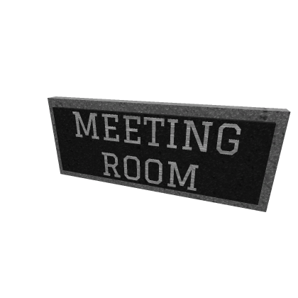 Meeting Room Sign