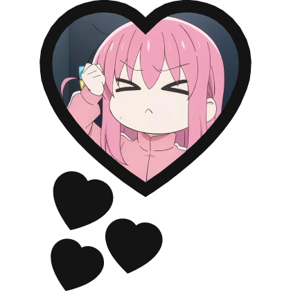 Hitori Gotou Thinking Hearts Bocchi The Rock