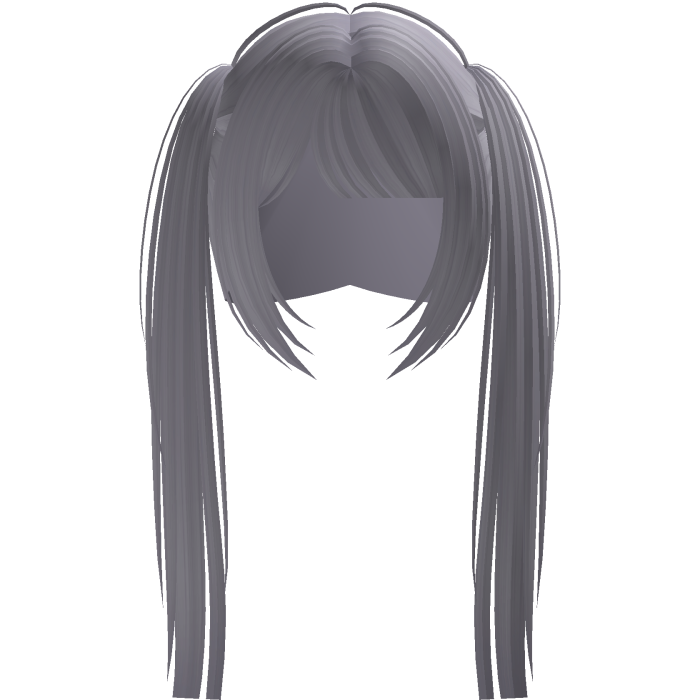 long hime vkei doll pigtails light purple