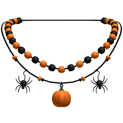 Y2K Halloween Pumpkin Necklace 🎃