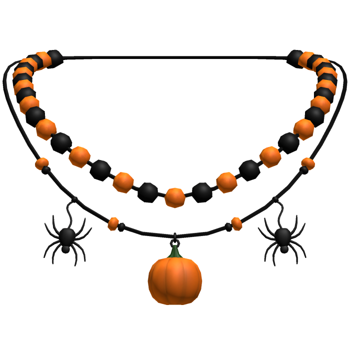 Y2K Halloween Pumpkin Necklace 🎃