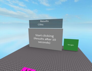 Click speed test