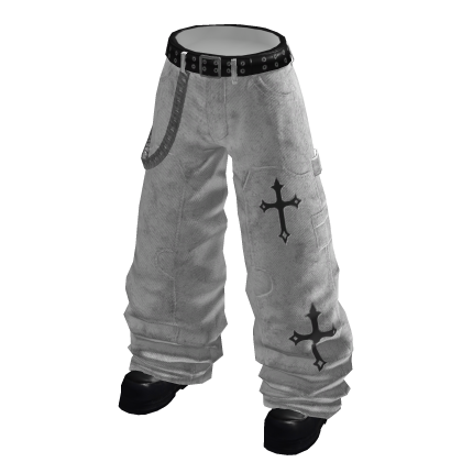 White Gothic Carpenter Jeans thumbnail