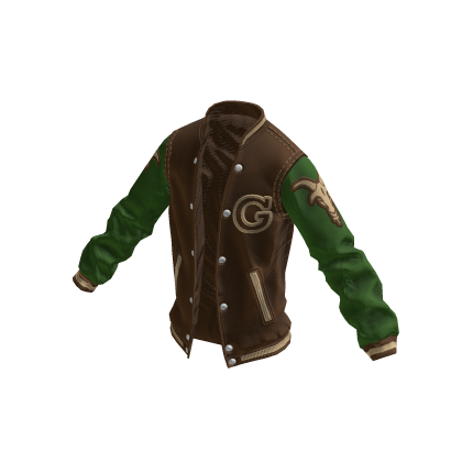 College Jacket | Brown Beige Green