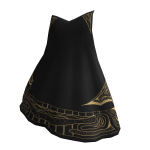 Black gold kingsguard cape