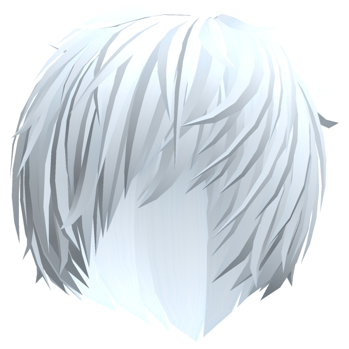 messy light blue cute vampire emo anime boy hair
