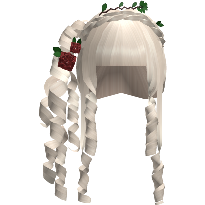 Pretty Ancient Rose Leaf Blonde Hair Roblox item