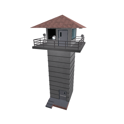 Prison Watch Tower | Working Spotlights