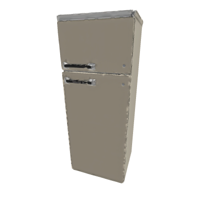 Soviet Old Retro Fridge (HD PBR)