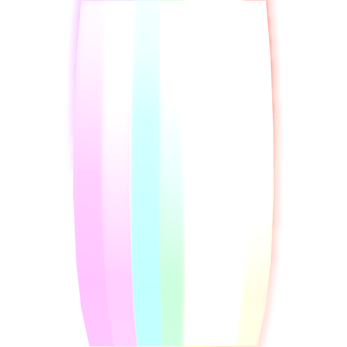 [ GLOWING ] pastel rainbow barf add-on emissive