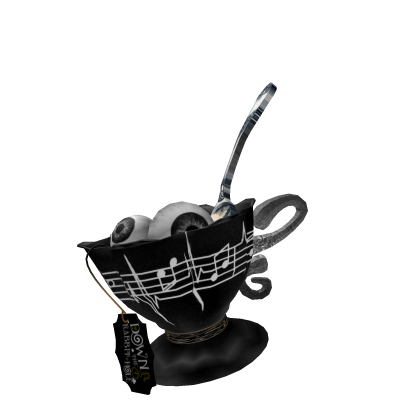 gothic vkei black tea cup set 