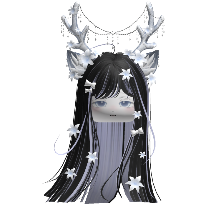 Ethereal Christmas Fairy Fawn Hair w/ Antlers