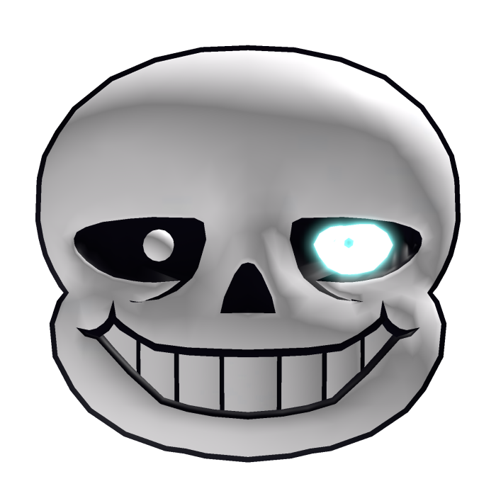 (EMISSIVE) Sans Undertale Head