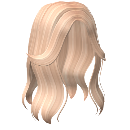 Aesthetic Split Bangs Hair in Blonde