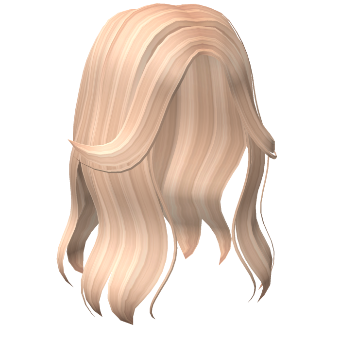 Aesthetic Split Bangs Hair in Blonde