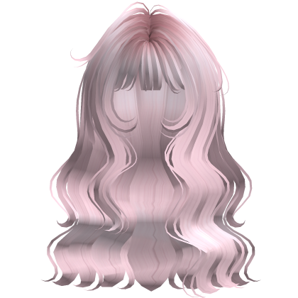 Light Pink Kawaii Hime Wavy Hair Roblox item