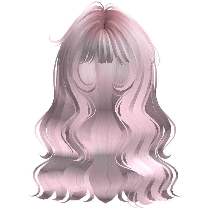 Light Pink Kawaii Hime Wavy Hair
