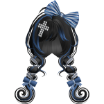 💙 Cute Sailor Ribbon Bubble Braids Hair (LIMITED)