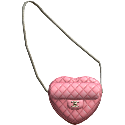 Pink Chanel Heart Purse
