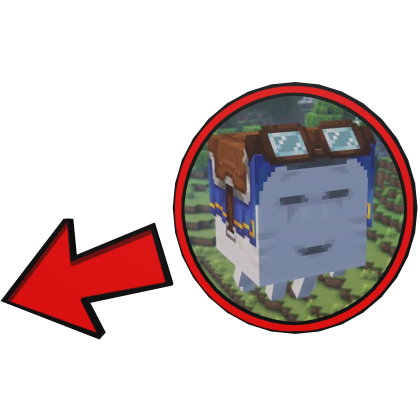 Happy Ghast Pointing Meme Circle Minecraft Roblox item