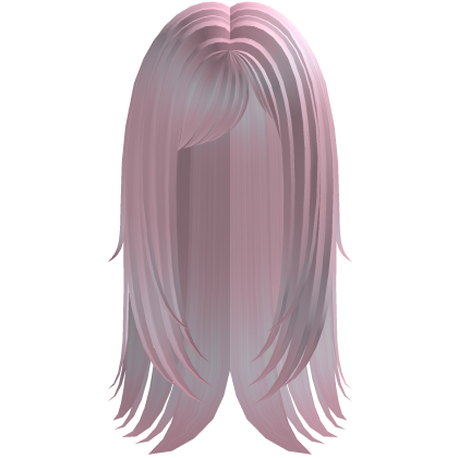 Long Gothic Horror Fatal frame Hair Pastel Pink 𖹭