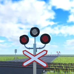 Russian railroad crossings icon