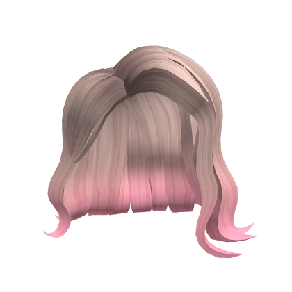 Vintage Wavy Blonde to Pink Bob