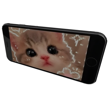 2010s korean cute cat phone