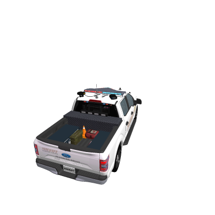 A police car