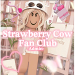 Strawberry cow fan squad