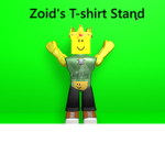 Zoid's T-shirt Stand