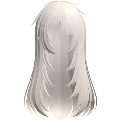 🖤 layered messy fallen angel hair in pale blonde