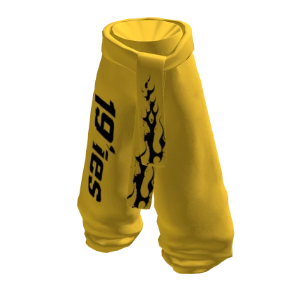 Y2K Baggy Pants - Yellow | Roblox Item - Rolimon's