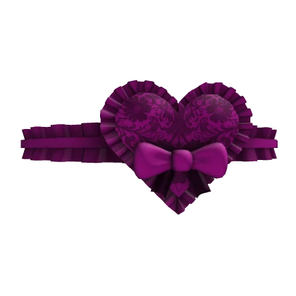 ⛧ Gothic Ruffled Eyepatch (Pink) | Roblox Item - Rolimon's