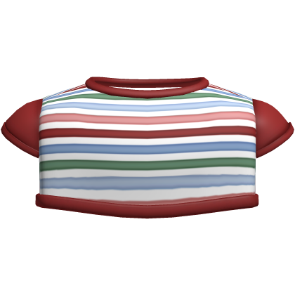 ♡ : cute stripped chucky shirt Roblox item