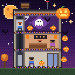 [🎃 HALLOWEEN] Pixel Tower