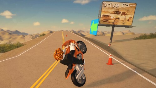 🏍️✨ขับรถลงเขา!
